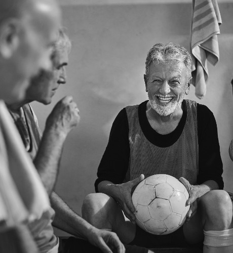 Founder in een rustig moment van reflectie